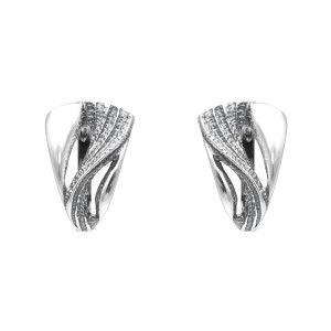 Kolczyki srebro oksydowane