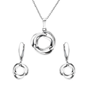 Komplet srebro oksydowane