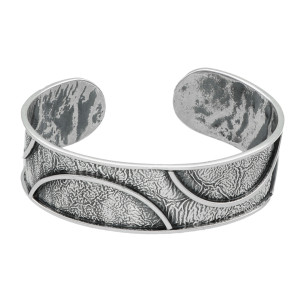 Nakładana bransoleta srebro oksydowane