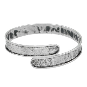 Sztywna bransoleta srebro oksydowane