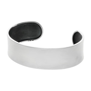 Nakładana bransoletka gładkie srebro