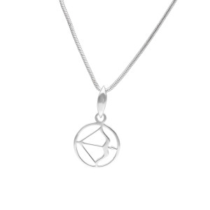 Wisior znak zodiaku Strzelec srebro rodowane