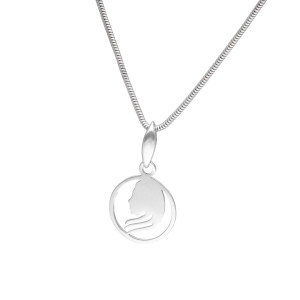 Wisior znak zodiaku Panna srebro rodowane