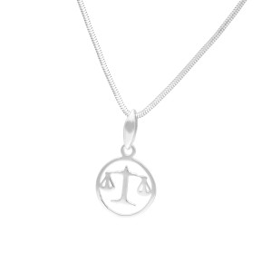 Wisior znak zodiaku Waga srebro rodowane