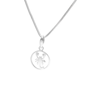 Wisior znak zodiaku Skorpion srebro rodowane