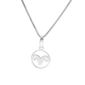 Wisior znak zodiaku Baran srebro rodowane