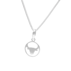 Wisior znak zodiaku Byk srebro rodowane