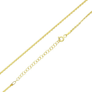 Łańcuszek ankier pozłacany - 2.9 g, 40-45 cm, 1.7 mm