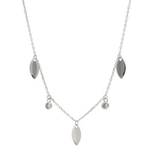 Naszyjnik z cyrkoniami blaszka choker