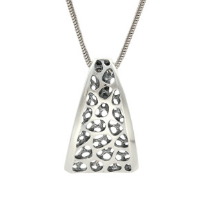 Ażurowy wisior srebro oksydowane