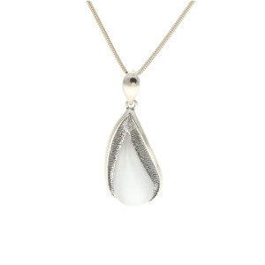 Wisior z uleksytem łezka srebro