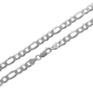 Łańcuch figaro - 20 g, 50 cm, 7 mm