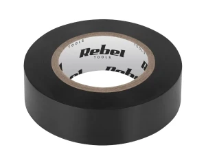 Taśma izolacyjna czarna 0,13 mm x 19 mm x 9 mb Rebel