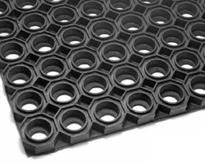 Wycieraczka gumowa plaster miodu 150 x 100 x 2,2 cm