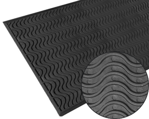 Wycieraczka gumowa do butów 150 x 90 cm Fala