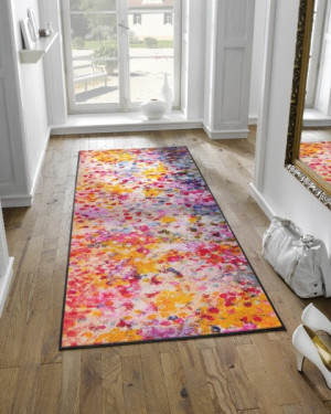 Chodnik do przedpokoju 190 x 75 cm kolorowy