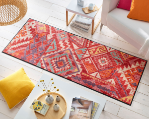 Chodnik do przedpokoju czerwony 190 x 75 cm