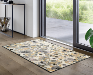 Wycieraczka pod drzwi balkonowe 120 x 75 cm kwiaty