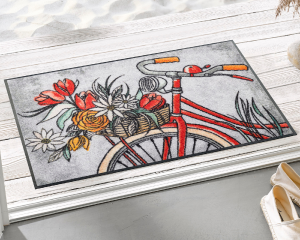 Wycieraczka pod drzwi ozdobna 75 x 50 cm