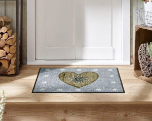 Wycieraczka pod drzwi serce 85 x 60 cm