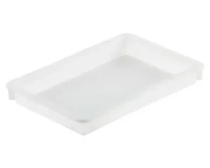 Pojemnik piekarniczy pełny E-75 biały 60x39x8 cm Bekuplast