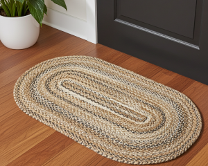 Wycieraczka pod drzwi owalna 90 x 50 cm