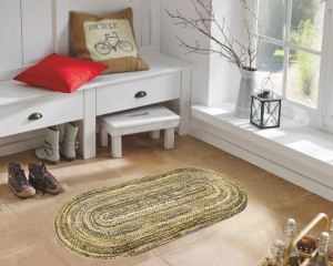 Chodnik do przedpokoju brązowy 150 x 70 cm