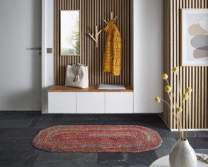 Chodnik do przedpokoju owalny 90 x 50 cm