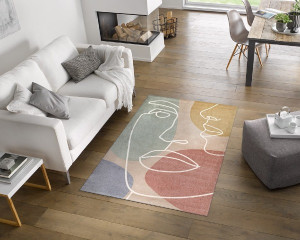 Dywan do salonu nowoczesny 240 x 170 cm Modern Faces