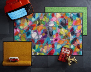 Dywan do pokoju dziecięcego kolorowy 120 x 75 cm