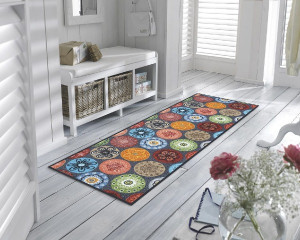 Chodnik do przedpokoju ozdobny 140 x 60 cm