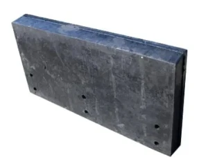 Lemiesz gumowy 52 x 25 x 5 cm zbrojony