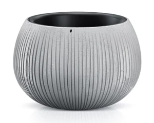 Doniczka z wkładem 1,4 litra szara