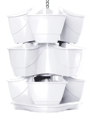 Doniczki na zioła - zestaw biały Coubi