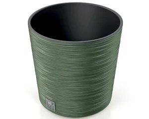 Doniczka okrągła z wkładem 25 cm Furu Round