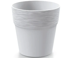 Doniczka okrągła 12 cm biała Furu Round