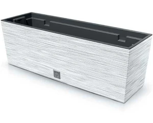 Donica długa z wkładem biała 58 cm Furu Case