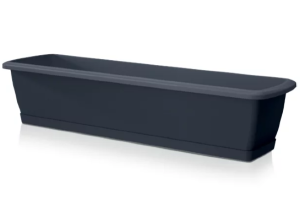 Skrzynka balkonowa 88 cm z podstawką antracyt Respana Set