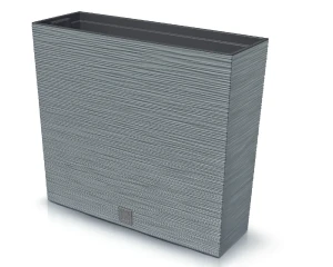 Donica wysoka z wkładem szara 58 cm Furu Case T Prosperplast
