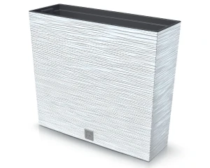 Donica wysoka z wkładem biała 58 cm Furu Case T