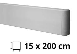 Wyprzedaż: Odbojnica ścienna wypukła 15 x 200 cm ConvexAL