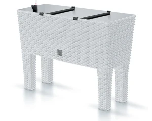 Donica na nóżkach 80 cm biała Rato Case High