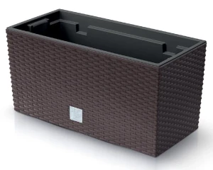 Skrzynka balkonowa z wkładem brązowa 39 cm Rato Case