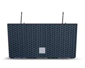 Doniczka podłużna antracyt 39,5 cm Rato Case W