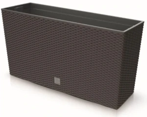 Donica długa z wkładem 77 cm brązowa Rato Case M