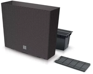 Donica wysoka z wkładem brązowa 77 cm Rato Case T