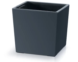 Doniczka kwadratowa antracyt 24 cm Urbi Square Low