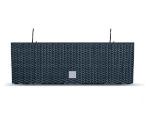 Doniczka balkonowa z uchwytami antracyt 58cm Rato Case W