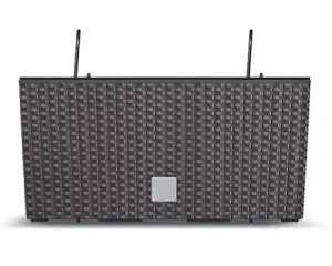 Doniczka balkonowa z uchwytami brązowa 58 cm Rato Case W