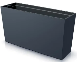 Donica długa z wkładem antracyt 77 cm Urbi Case M